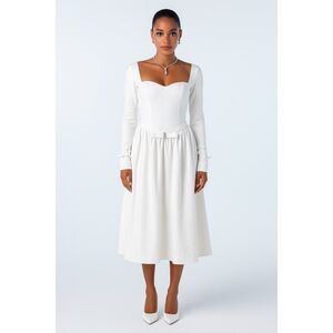 nana jacqueline bernadette dress white Small